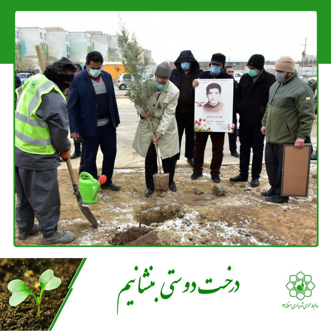 در در آغاز هفته درختکاری: مراسم کاشت نهال با شعار یادبود پدران آسمانی