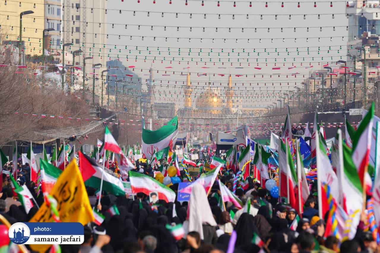 راهپیمایی ۲۲ بهمن مشهد