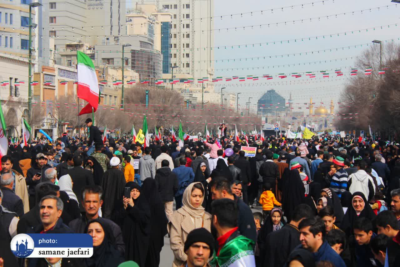 راهپیمایی ۲۲ بهمن مشهد