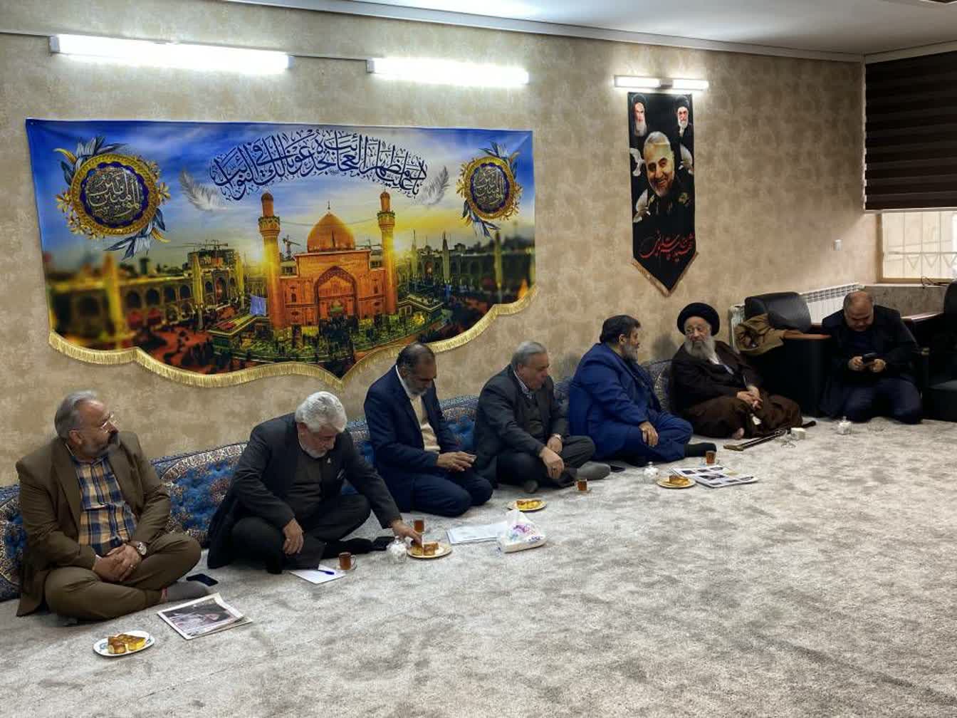 دیداری اعضای شورای مرکزی جبهه همت ملی با فقیه بزرگوار حضرت ایت الله موسوی جزایری