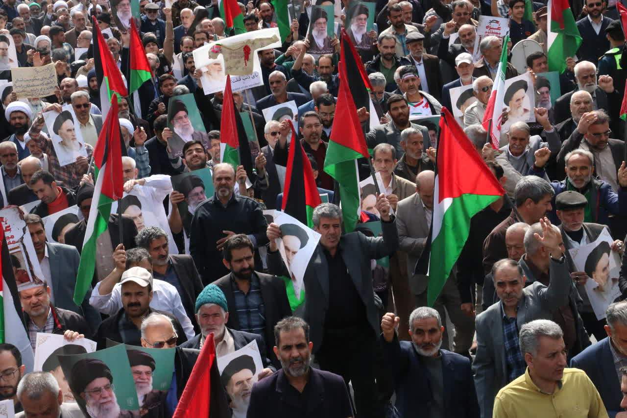 راهپیمایی حمایت از مردم غزه