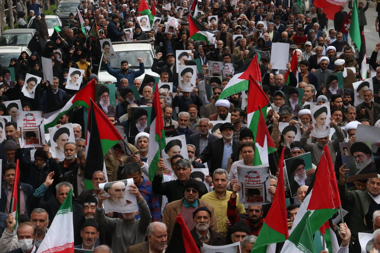 راهپیمایی حمایت از مردم غزه