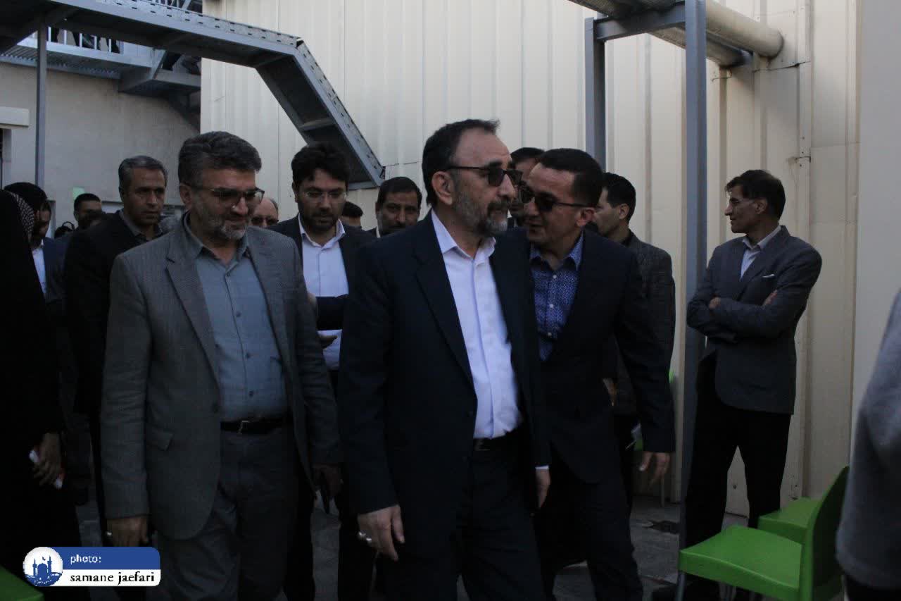 افتتاح نیروگاه خورشیدی و جکوزی